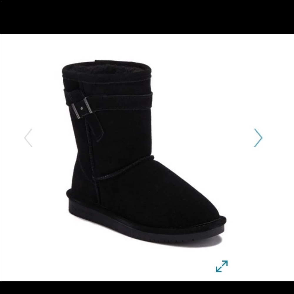 BEARPAW  Youth Suede Genuine Sheepskin 3